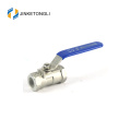 JKTL1B026 spring loaded 1pc spring return ss316 wog ball valve